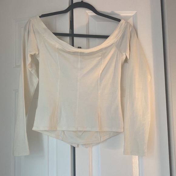 Woman’s Express cream corset top. Size medium. - Picture 2 of 3